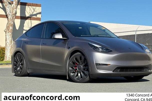 TESLA MODEL Y 2022 7SAYGDEF2NF484428 image